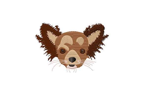 Chihuahua Dog Head: A Charming Embroidery Design for Personalized Gifts
