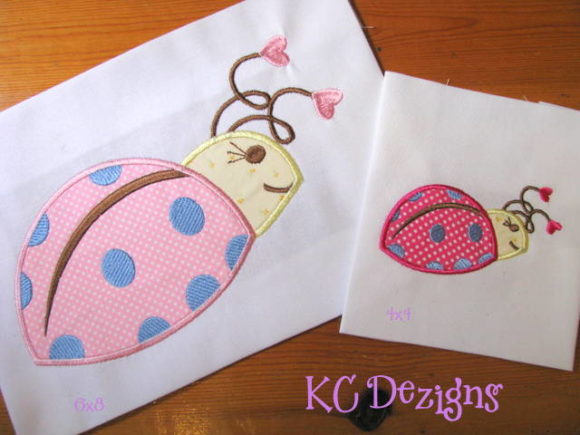 Cute Ladybug 01: A Smart Embroidery Choice for Small Business Branding