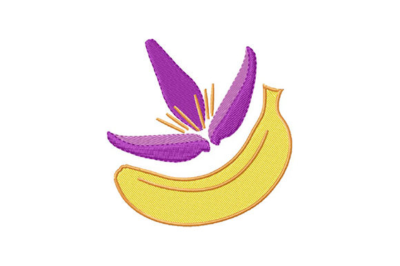 Flower and Fruit of a Banana