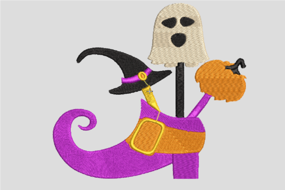 Halloween Shoe Embroidery Design Review