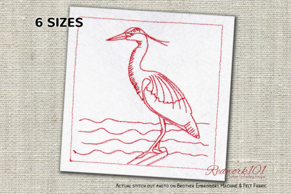 Heron Bird Machine Embroidery Design Review