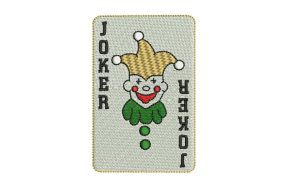 Joker: A Playful, Polished Embroidery Design for Meaningful Gifts