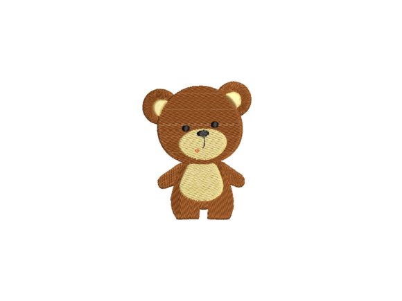 Little Bear: A Charming Embroidery Design for Meaningful Handmade Gifts